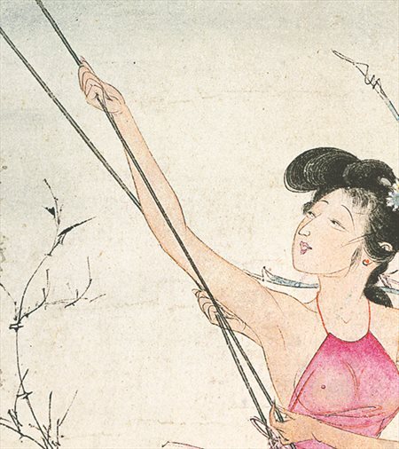 盘县-胡也佛的仕女画和最知名的金瓶梅秘戏图